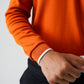 CLASSIC FULL SLEEVES POLO - ORANGE