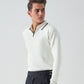 CLASSIC FULL SLEEVES POLO - WHITE