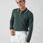 CLASSIC FULL SLEEVES POLO - GREEN