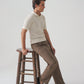 TEXTURED POLO | BEIGE