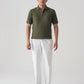 DROP NEEDLE ZIP POLO | OLIVE GREEN