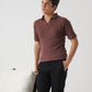 TEXTURED POLO | BROWN