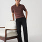 TEXTURED POLO | BROWN