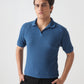 TEXTURED POLO | OXFORD BLUE