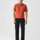 DROP NEEDLE ZIP POLO | RUST
