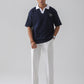 DROP SHOULDER POLO | NAVY