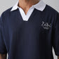 DROP SHOULDER POLO | NAVY